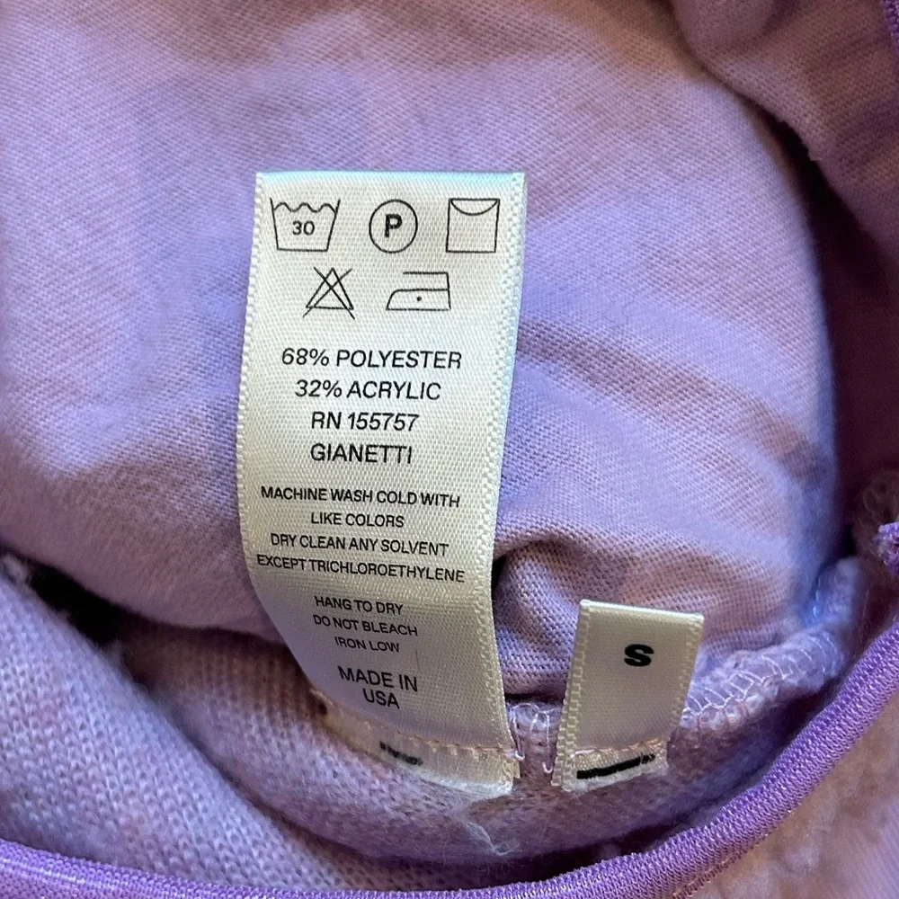 Madhappy Fall Sherpa Half Zip size Small in Lilac - Picture 7 of 9